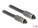 Delock Cablu audio optic SPDIF Toslink 1m Antracit, Delock 86983 (86983)