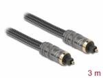 Delock Cablu audio optic SPDIF Toslink 3m Antracit, Delock 86985 (86985)