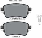 TEXTAR set placute frana, frana disc TEXTAR 2258801 (2258801)