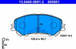 ATE set placute frana, frana disc ATE 13.0460-5691.2 (13.0460-5691.2)