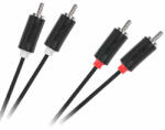 Cabletech Cablu 2rca Tata - 2rca Tata Cabletech Standard 1m (kpo3954-1)