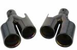 ALM Set ornamente tobe evacuare dubla M-look Negre BMW seria 5 F10 F11 (ALM 7100417 6)