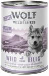 Wolf of Wilderness 6x400g Little Wolf of Wilderness Wild Hills Junior kutyatáp - Kacsa & borjú