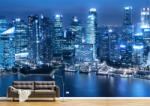 Persona Tapet Premium Canvas - Cladiri moderne de birouri in Singapore - tapet-canvas - 170,00 RON