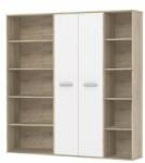  Гардероб Maurus MA50 181x34x181cm Дъб сонома с бяло