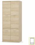  Гардероб Teyo 4D 83x55x195cm Дъб сонома