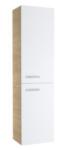 RAVAK Dulap suspendat inalt Ravak Chrome 39x29xH150 cm, stanga, alb si stejar (X000000966)
