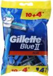 Gillette Set Aparat de ras de unică folosință, 10+4 buc - Gillette Blue II Plus 14 buc