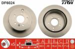 TRW Disc frana TRW DF6024 (DF6024) - automobilus