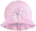 NEW BABY Kötött kalap New Baby rózsaszín - fehér - babyboxstore