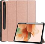 Cellect Samsung S7Lite T730/T735 tablet tok tolltartóval, rosegold (TABCASE-SAMS7LPEN-RG)