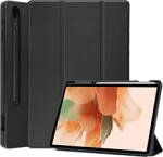 Cellect Samsung S7Lite T730/T735 tablet tok tolltartóval, fekete (TABCASE-SAMS7LPEN-BK)