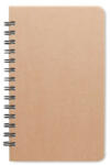 Everestus Agenda, 21MAR2082, 14x21.2x1.5 cm, 80 file, A5, Dictando, Coperta cu spirala, Everestus, Carton, Bej (EVE01-MO6225-13)