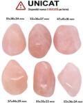 Palm Stone Cuart Roz Natural - 47-57 x 35-44 x 18-27 mm - ( XXL )
