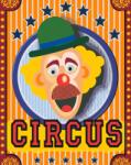  Festés számok szerint - Cirkusz Méret: 40x50cm, Keretezés: Keret nélkül (csak a vászon)