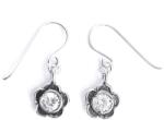 BeSpecial Cercei eleganti din argint 925 Israel cu floricele si zirconii - EPO0041 (EPO0041)