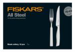 Fiskars All Steel steak evőeszköz készlet, 12 db-os (1054800)