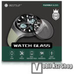 Huawei Watch GT, Okosóra flexibilis üvegfólia, Full cover, 1db, 5H, Fekete