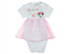 Asti Disney Minnie lányka szülinapos rövid ujjú kombidressz fehér