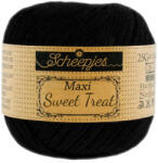 Scheepjes Maxi Sweet Treat 110 Jet Black - fekete pamut fonal