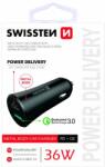 SWISSTEN autós töltő CL Adapter 36W Quick Charge 3 (18W) + iPD (18W) technológia - fekete