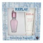 Replay Jeans Spirit For Her SET: edt 20ml + Testápoló 100ml női parfüm