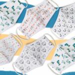 Jago Szájmaszk 100% pamut 3 D motívumos Jago 5 db (SMASK02D)