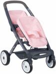 Smoby Cărucior pentru gemeni Powder Pink Maxi Cosi&Quinny Smoby cu centură de siguranță pentru păpușă de 42 cm (SM253217)