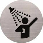 HELIT Információs tábla, rozsdamentes acél, HELIT, zuhanyzó (INH6271300) - tutitinta