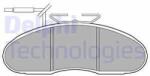 DELPHI set placute frana, frana disc DELPHI LP1105 (LP1105)