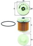 MAHLE filtru combustibil MAHLE KX 445D (KX 445D) - automobilus
