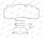 JURID set placute frana, frana disc JURID 2915905390 (2915905390)