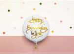 PartyDeco S. r. o Happy Birthday To You, fólia lufi, 35 cm (14 col)