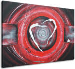 Gario Kézzel festett kép Testalkatok a piros körben Méret: 100 x 70 cm