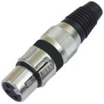 Omnitronic XLR socket 3pin bk 10x (30200111)