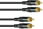  SOMMER CABLE RCA cable 2x2 3m bk Hicon (30307394)
