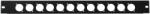 Omnitronic Front Panel Z-19 12 x XLR (D-type) 1U (30100655)