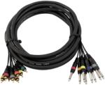 Omnitronic Snake cable 8xRCA/8xJack mono 15m (30304748)