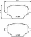 BREMBO set placute frana, frana disc BREMBO PRIME LINE P 59 098 (P 59 098)