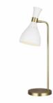 Ellen DeGeneres Lampă birou Joan by Ellen DeGeneres, bronz, alb, E27, 1x60 W, H: 63, 5 cm, FE-JOAN-TL-MW (FE-JOAN-TL-MW)
