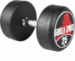 Gorilla Sports Egykezes súlyzó 25 kg fekete/fehér (100532-00049-0029) - gorillasports