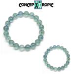  Bratara Fluorit Albastru Diametru 65 mm - Rotund - 10x10 mm - 1 Buc