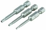wolfcraft lyukas hatszögletű bitfej 3db 50mm-es H2, H2.5, H3 mm (1263000)