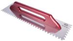  Svájci glettelő fogazott INOX E10 130x480mm profi (042104-0043)