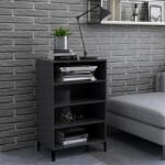 vidaXL Servantă, gri, 57x35x90 cm, PAL (806132) Comoda