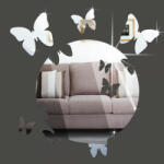  Sticker perete 3D Mirror Silver Moon