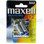 Maxell Алкална батерия MAXELL LR03 AAA 1, 5V /4+2 бр. в опаковка (ML-BA-LR03-4plus2) - Allstore