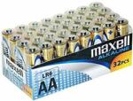Maxell Алкални батерии MAXELL LR6 1, 5V AA 32 бр. pack (ML-BA-LR6-32PK) - Allstore