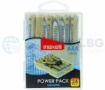 Maxell Алкални батерии MAXELL LR03 1, 5V AAA 24 бр. блистер PVC case (ML-BA-LR03-24PK) - Allstore