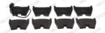 FERODO set placute frana, frana disc FERODO PREMIER ECO FRICTION FDB5023 (FDB5023)